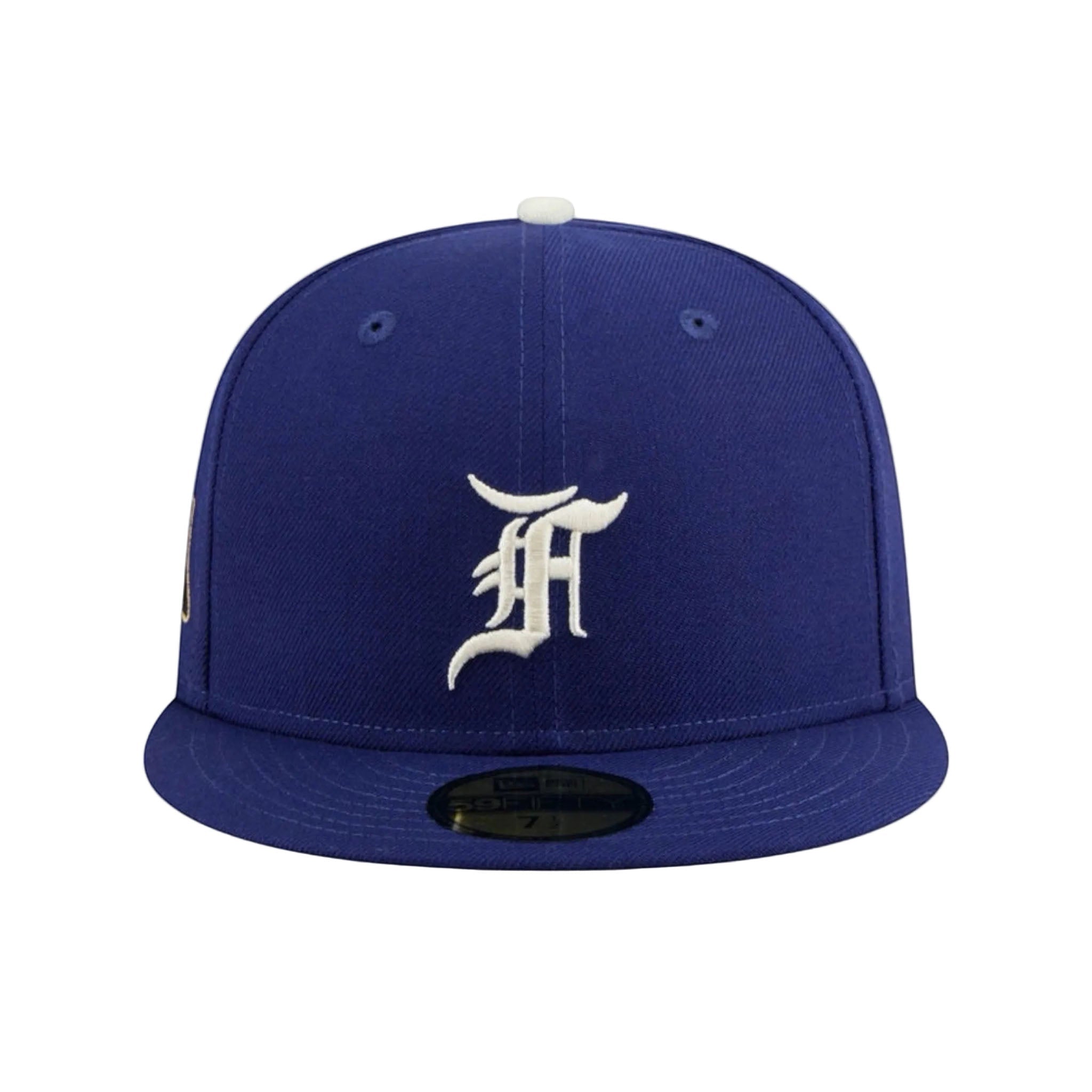 Fear of God Los Angeles Dodger 2024 World Series Patch Hat NEW LA Fitted Hat "Royal" - Hype World