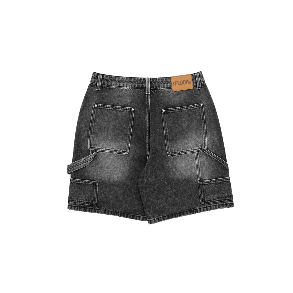 Floor914 Black Uniform Denim Jorts - Hype World