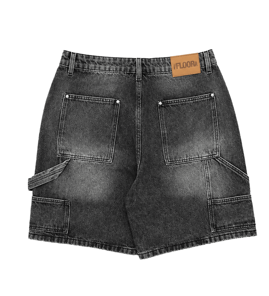 Floor914 BLACK UNIFORM JORTS - Hype World