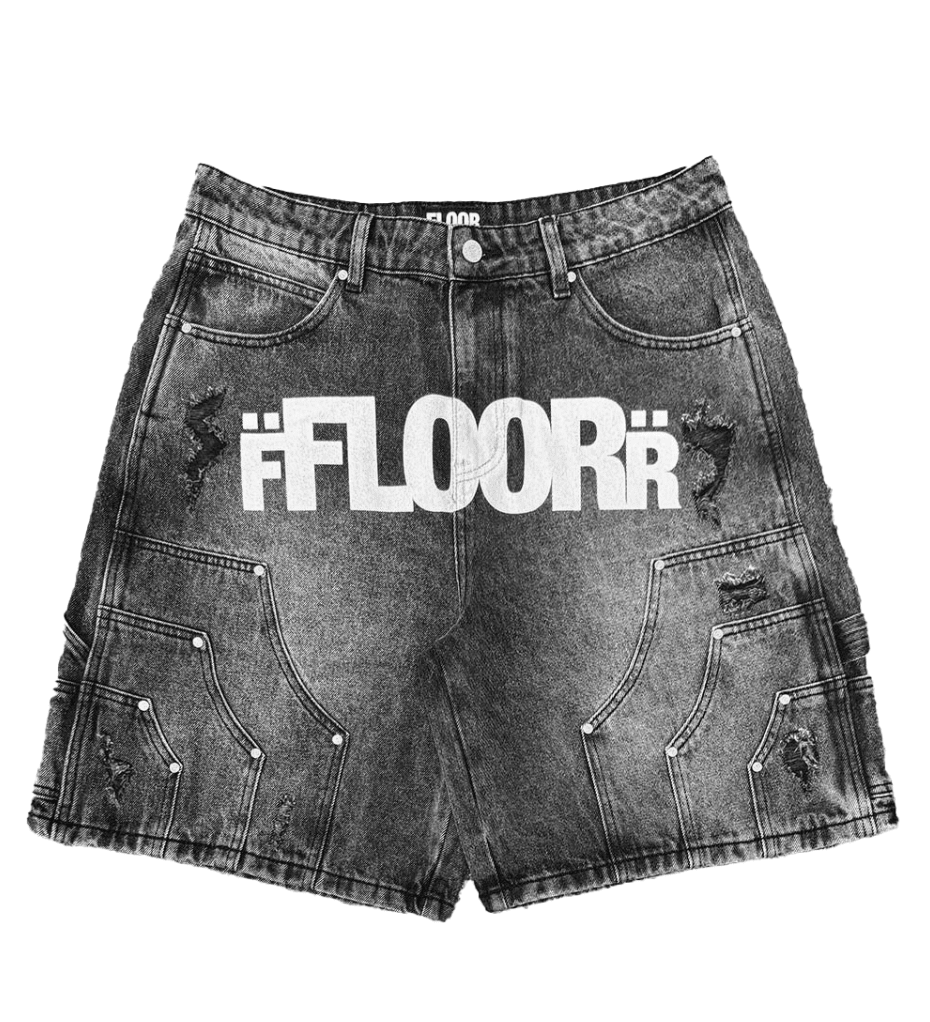 Floor914 BLACK UNIFORM JORTS - Hype World