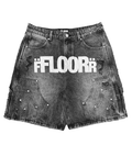 Floor914 BLACK UNIFORM JORTS - Hype World
