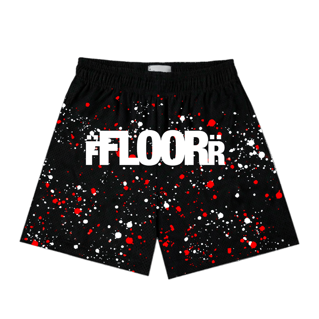 Floor914 Raptors V2 Splatter Shorts - Hype World