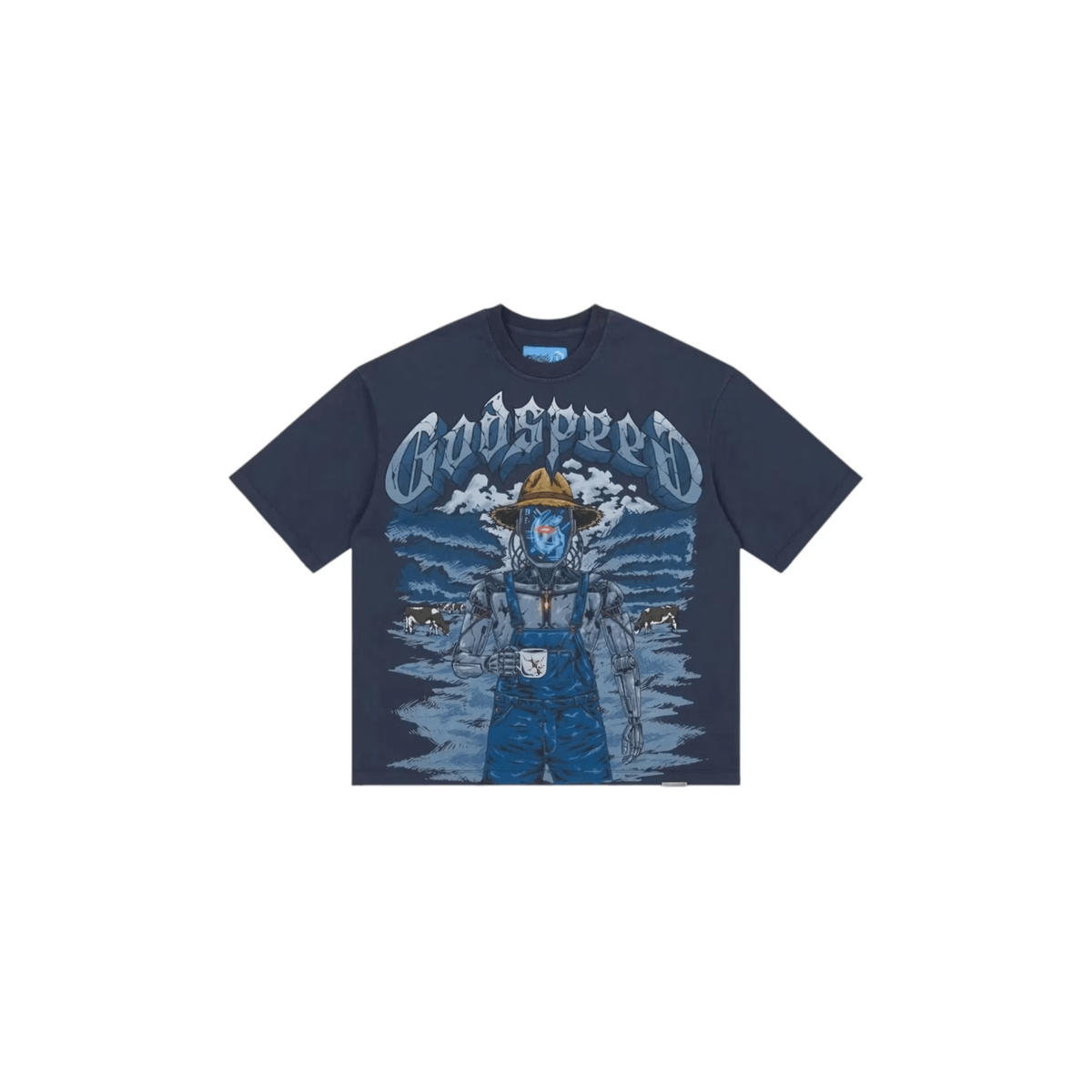 Godspeed Aura Farm II NG T-shirt (Navy) - Hype World