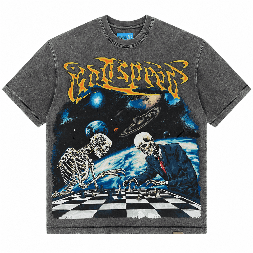 Godspeed Checkmate II T-shirt NG (Grey Wash) - Hype World