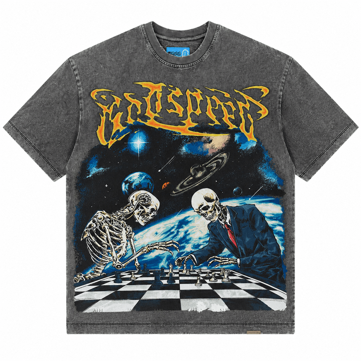 Godspeed Checkmate II T-shirt NG (Grey Wash) - Hype World