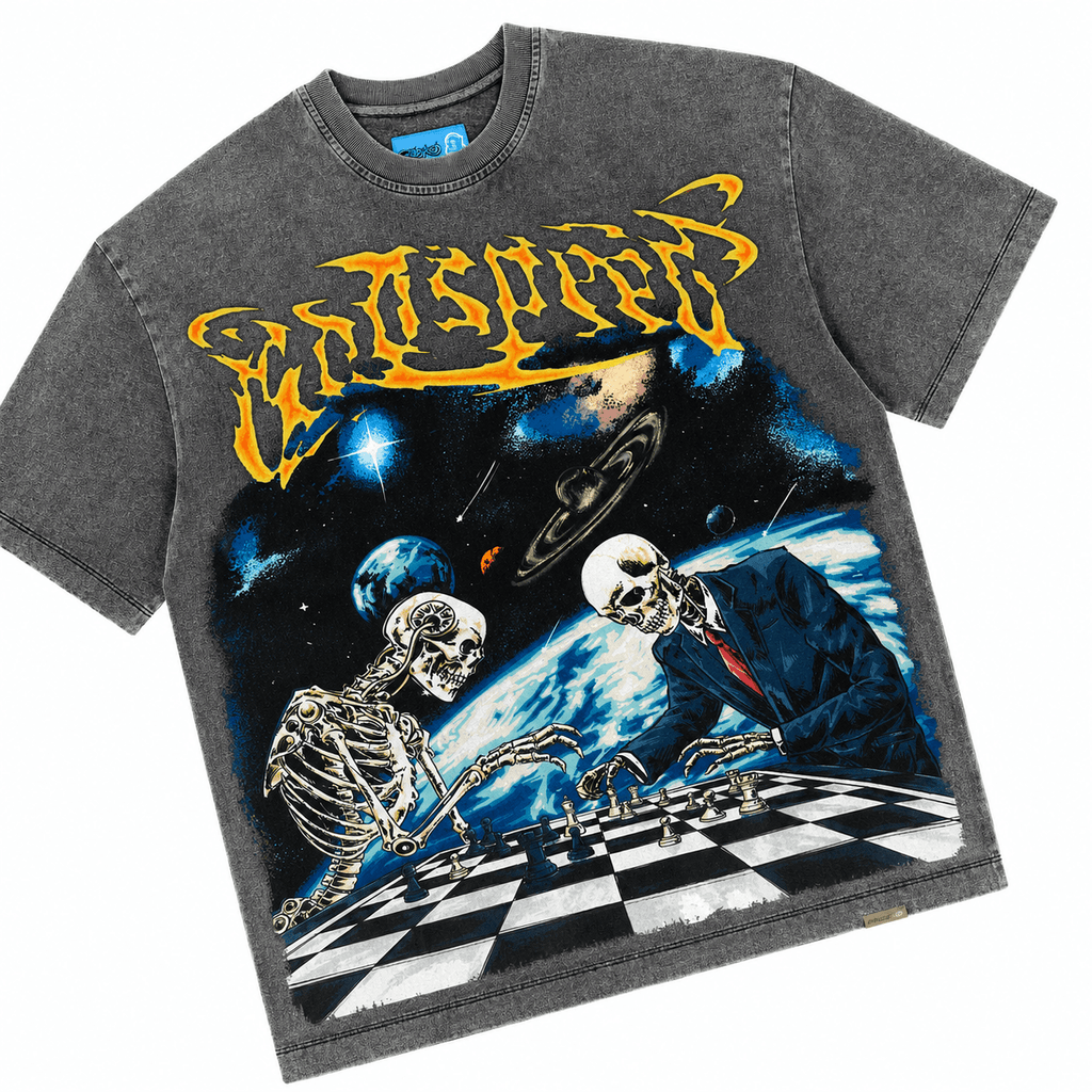 Godspeed Checkmate II T-shirt NG (Grey Wash) - Hype World