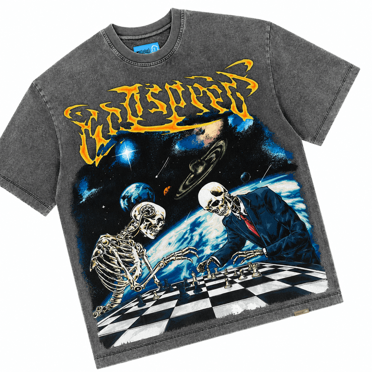 Godspeed Checkmate II T-shirt NG (Grey Wash) - Hype World