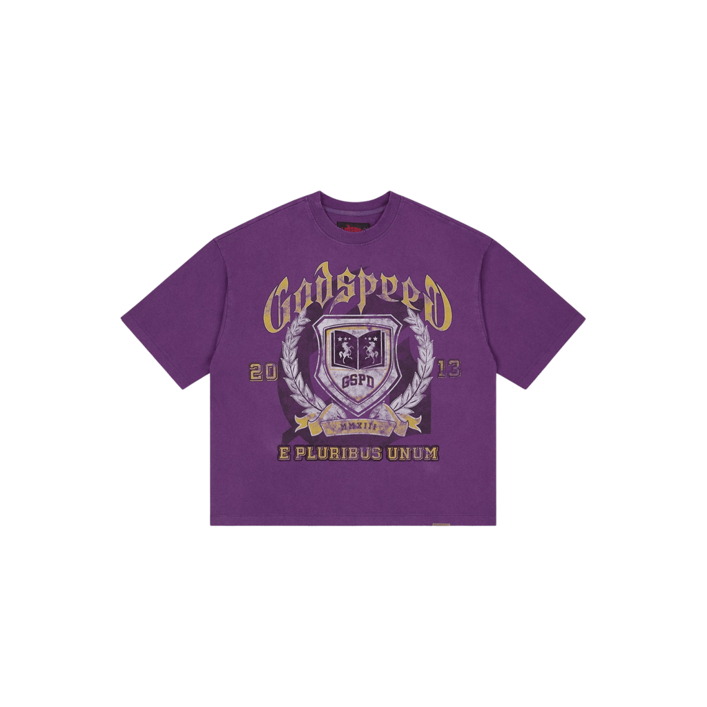 Godspeed Crest T-shirt Grape - Hype World