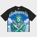 Godspeed Empire Guardian T-shirt (Black Wash) - Hype World