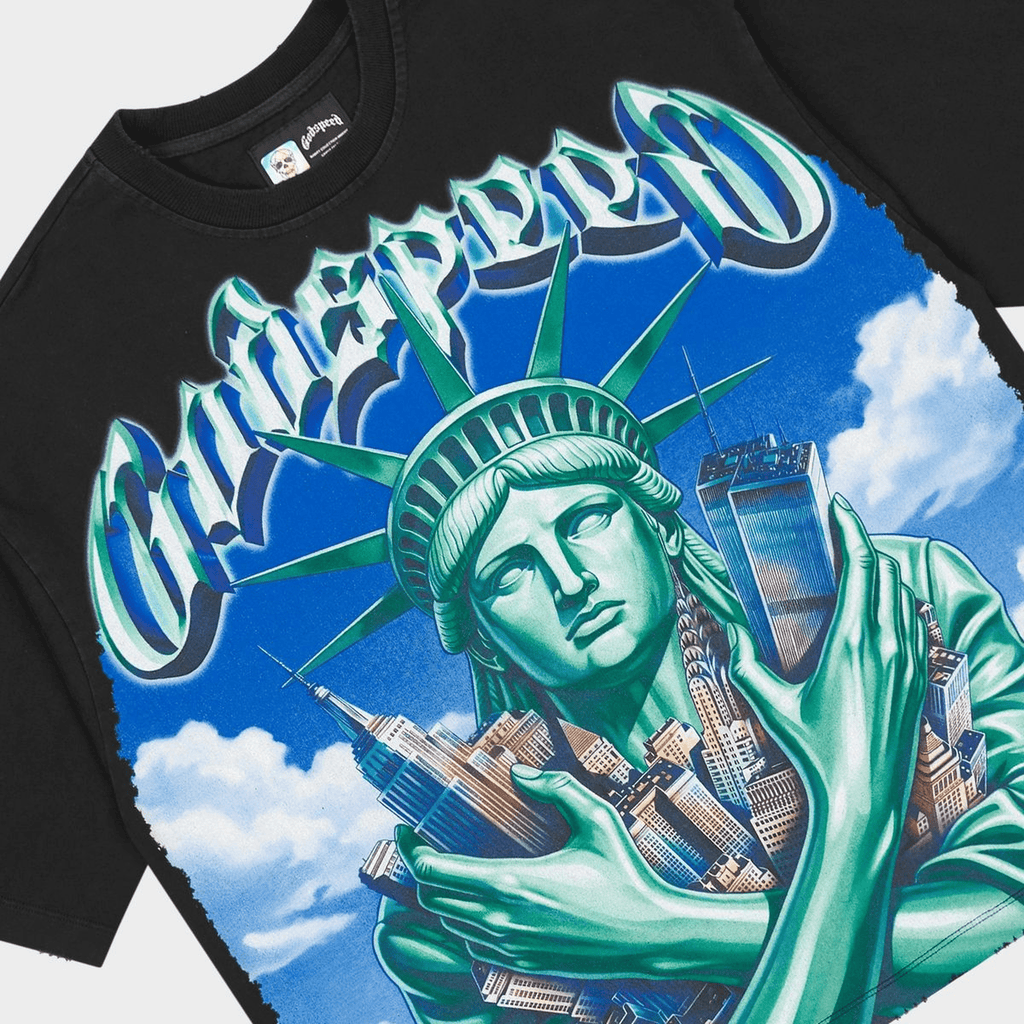 Godspeed Empire Guardian T-shirt (Black Wash) - Hype World