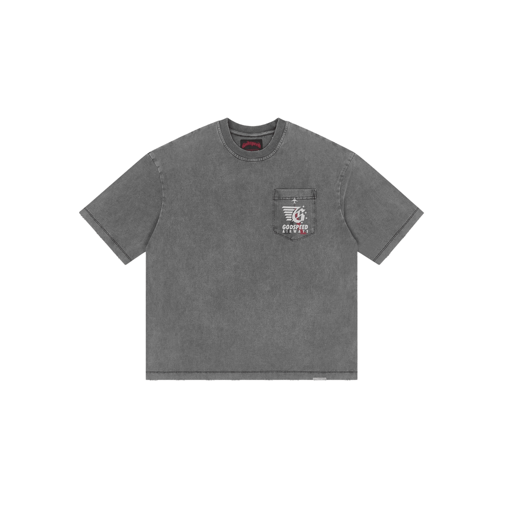 Godspeed GS Air Paris Pocket-T (Grey Wash) - Hype World