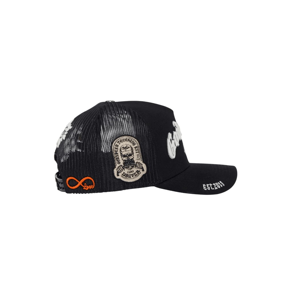 GodSpeed GS Forever Trucker Hat (Black/White) - Hype World
