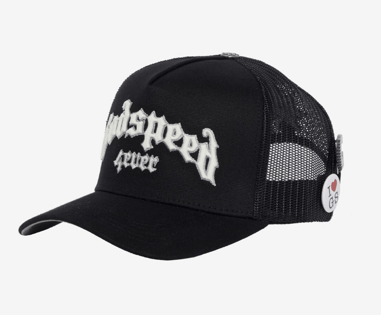 GodSpeed GS Forever Trucker Hat (Black/White) - Hype World