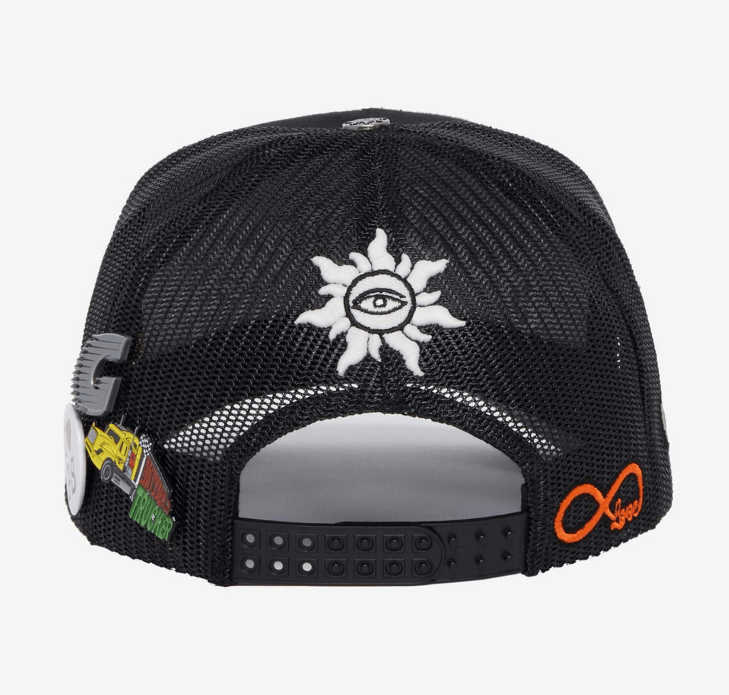 GodSpeed GS Forever Trucker Hat (Black/White) - Hype World