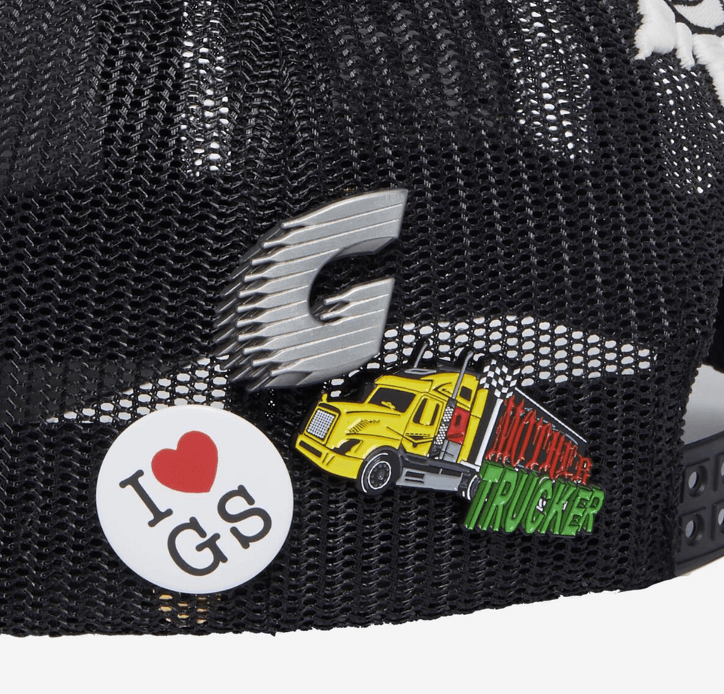GodSpeed GS Forever Trucker Hat (Black/White) - Hype World