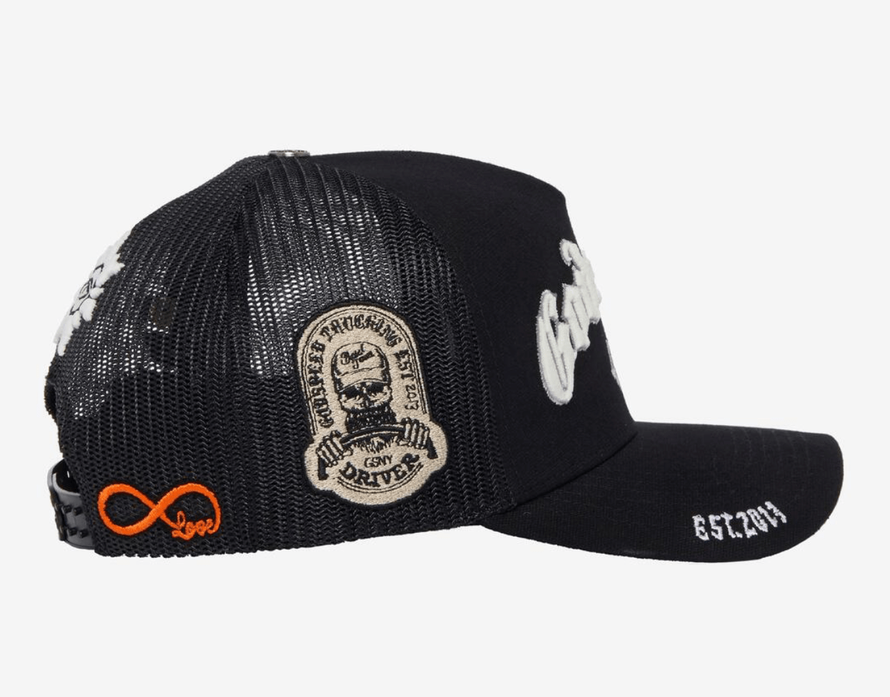 GodSpeed GS Forever Trucker Hat (Black/White) - Hype World