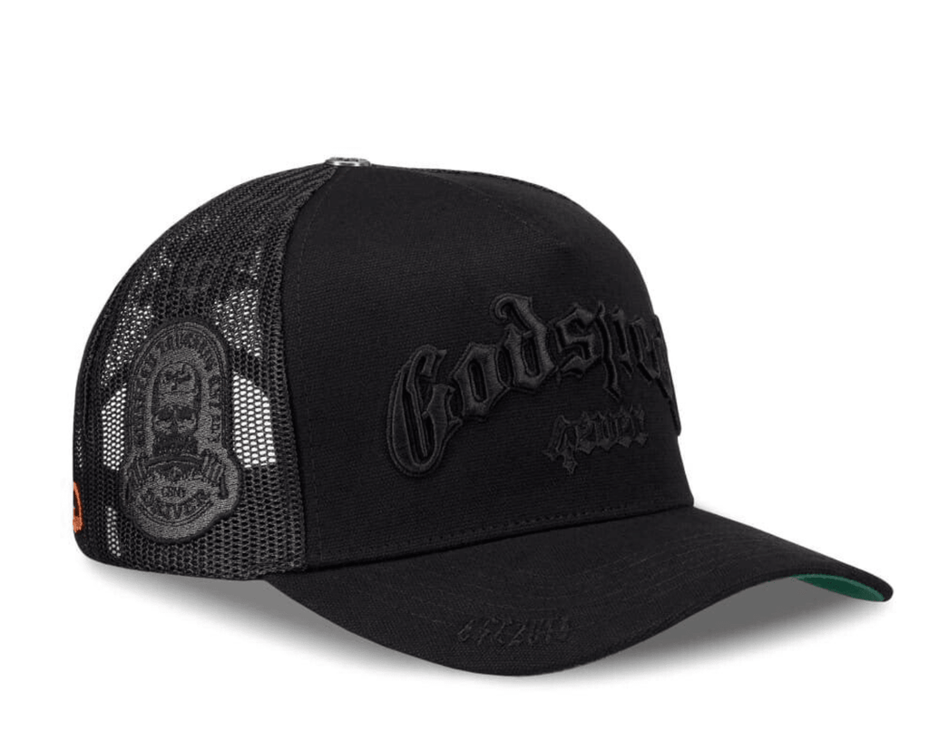 GodSpeed GS Forever Trucker Hat Vanta Black - Hype World
