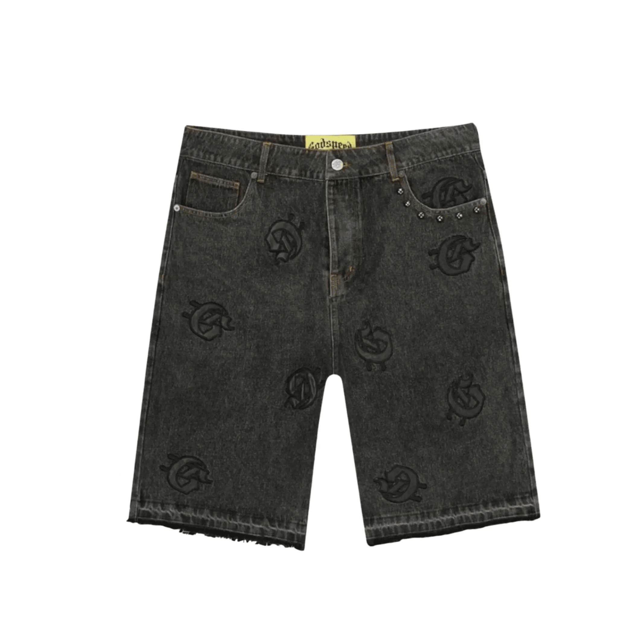 Godspeed Infinity Jean Shorts (Black Wash) - Hype World