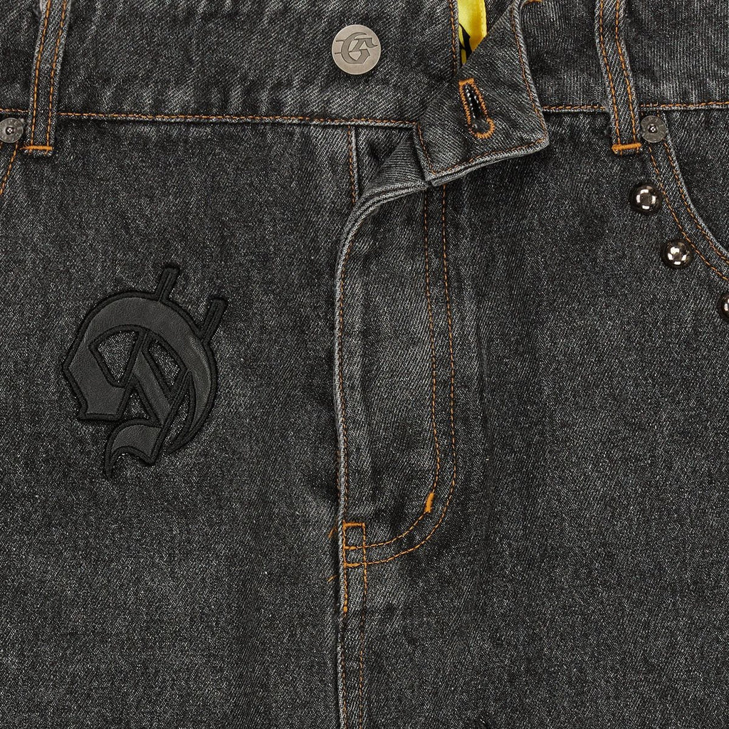 Godspeed Infinity Jean Shorts (Black Wash) - Hype World