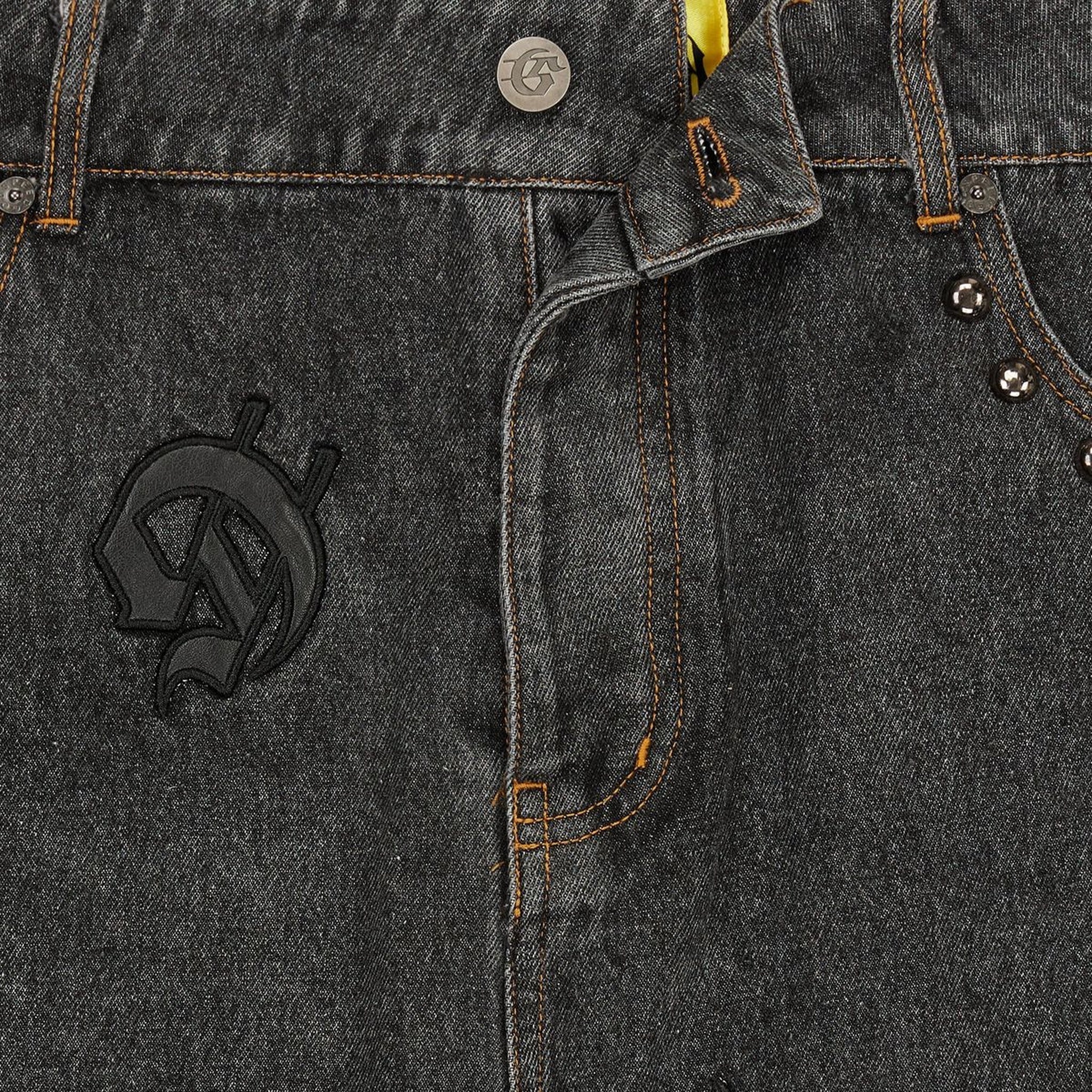 Godspeed Infinity Jean Shorts (Black Wash) - Hype World