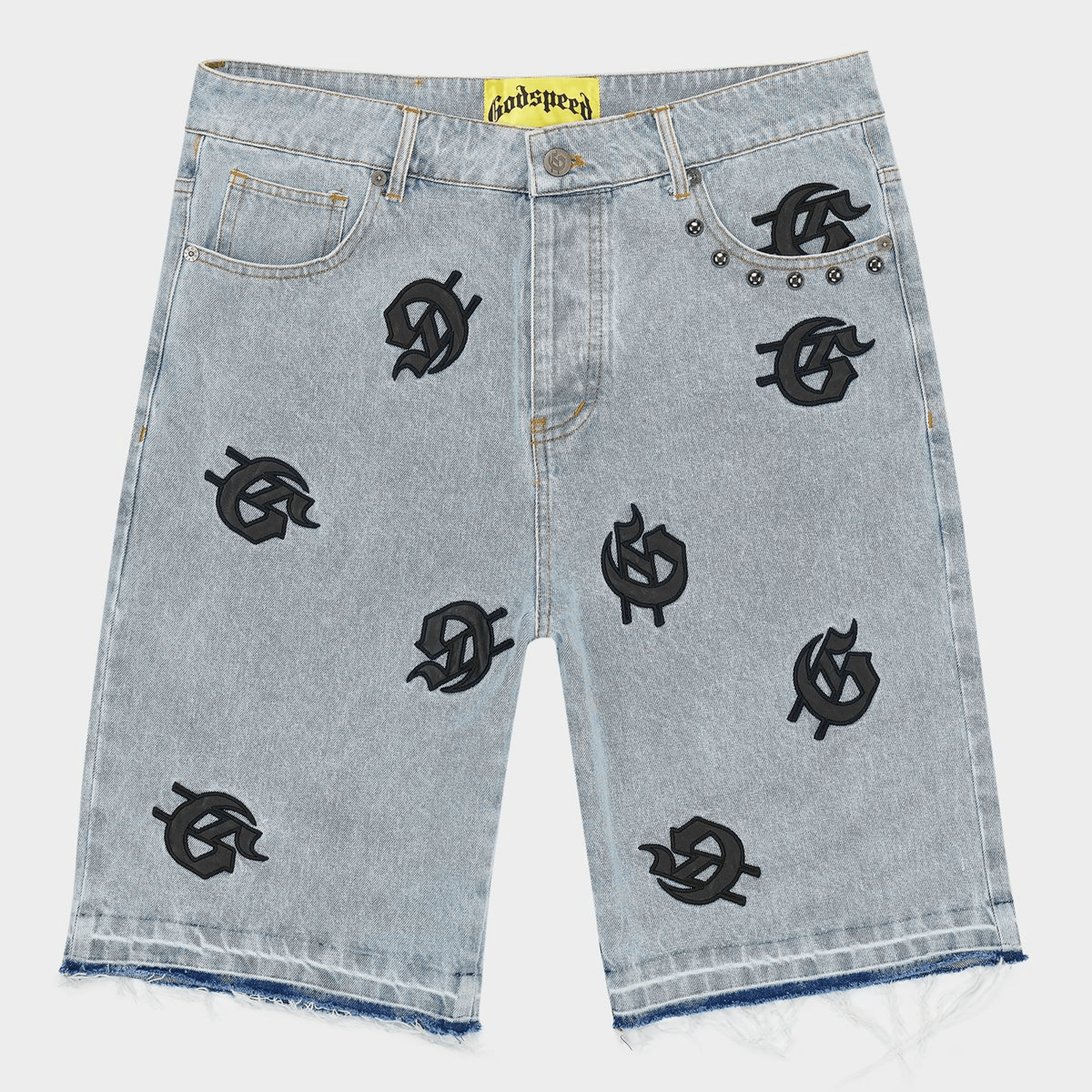 Godspeed Infinity Jean Shorts (Light Blue Wash) - Hype World