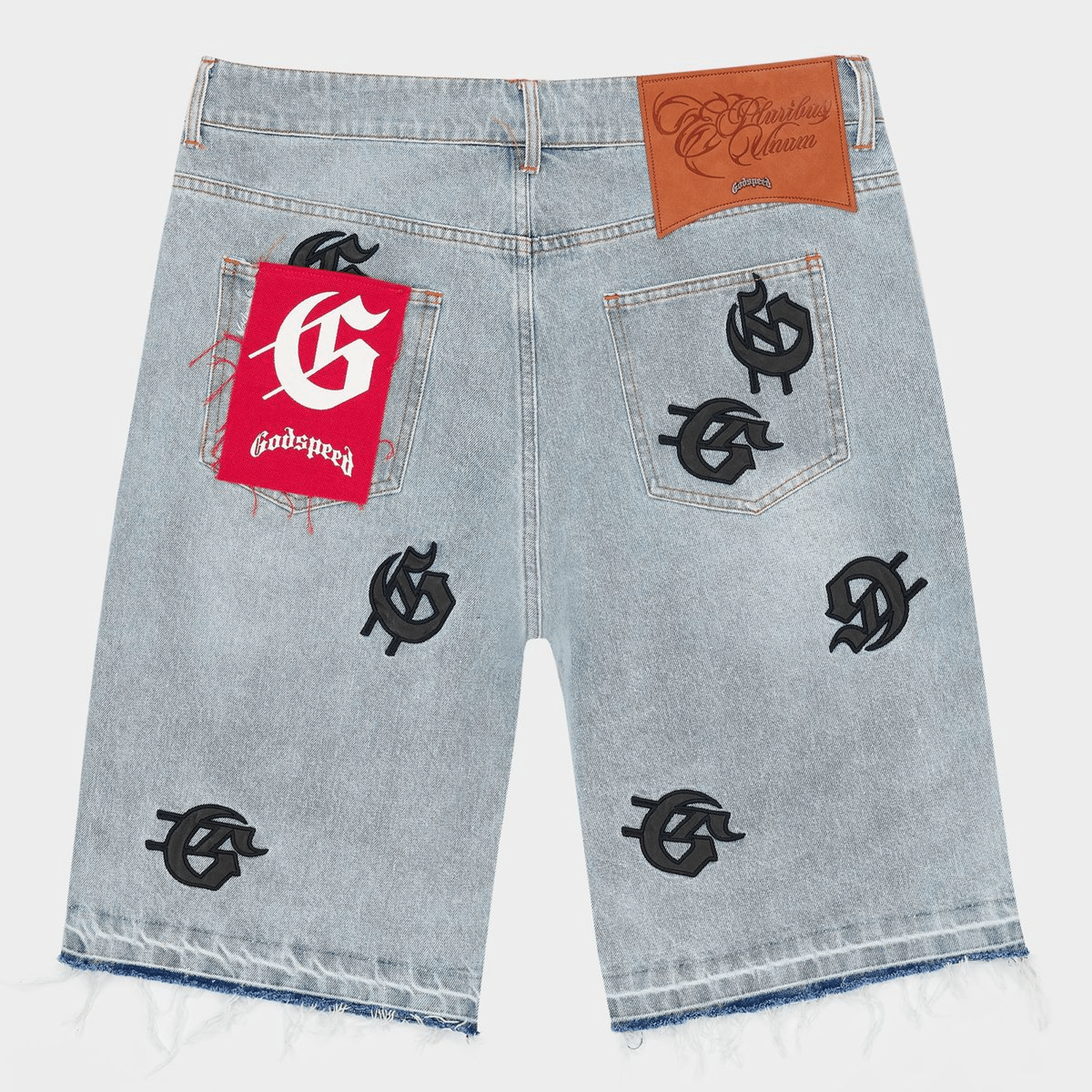 Godspeed Infinity Jean Shorts (Light Blue Wash) - Hype World