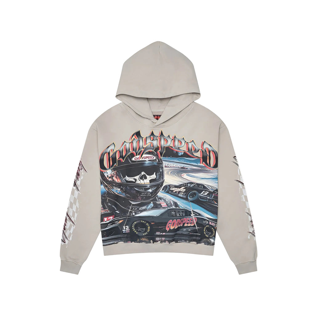 GodSpeed Le Denier Hoodie (Stone Grey) - Hype World