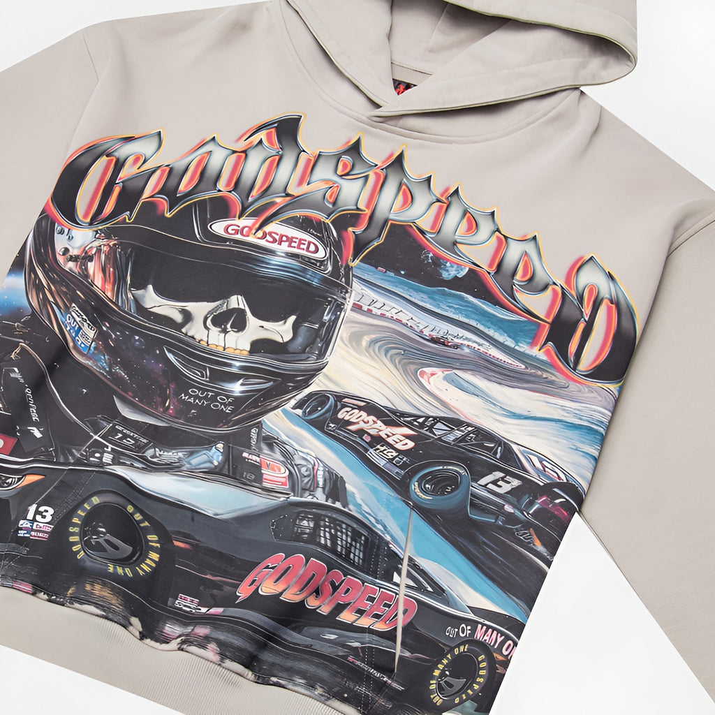 GodSpeed Le Denier Hoodie (Stone Grey) - Hype World