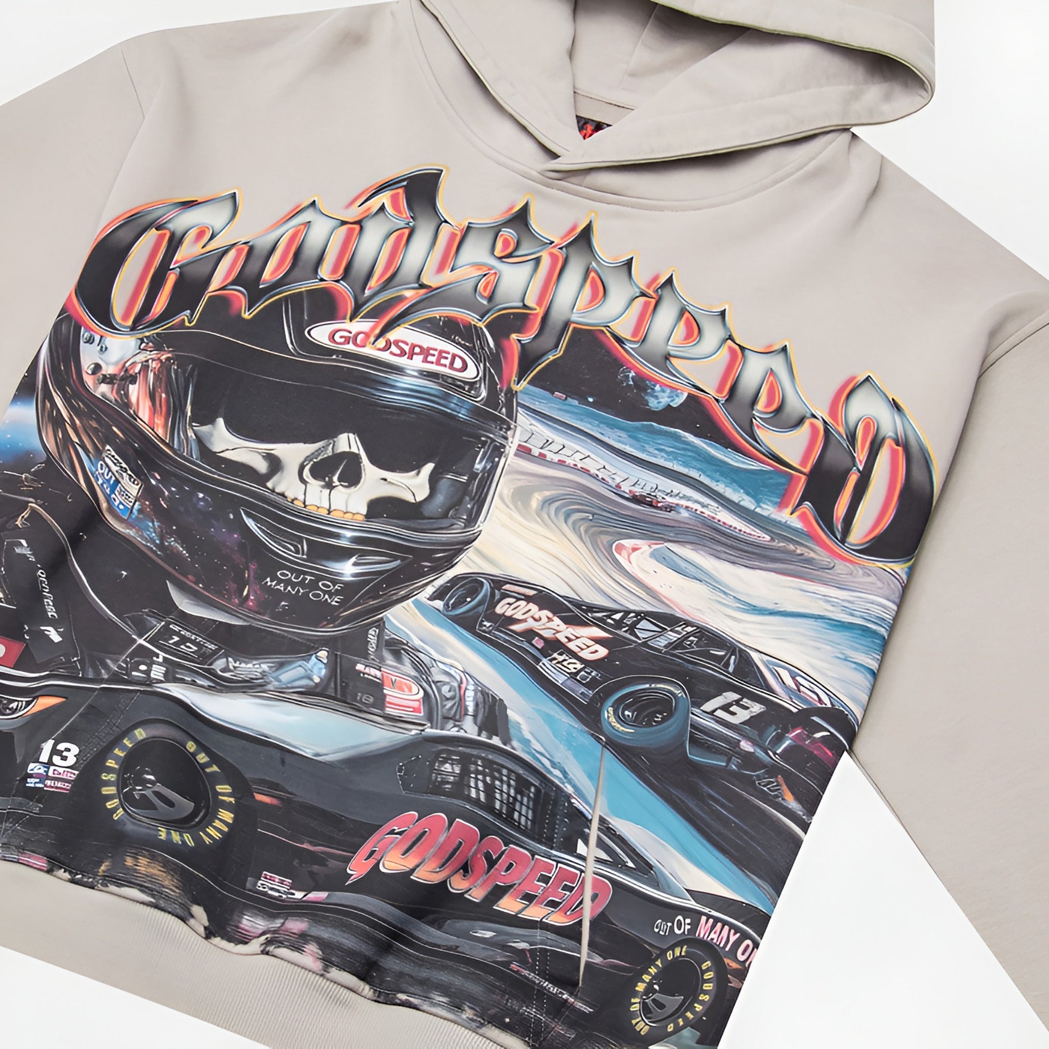 GodSpeed Le Denier Hoodie (Stone Grey) - Hype World