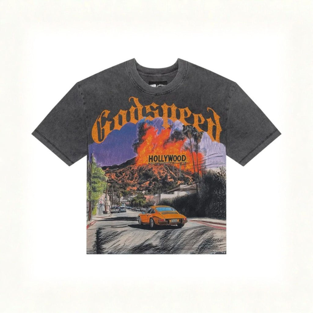 GodSpeed "Los Scandalous" T-Shirt (Black Wash) - Hype World