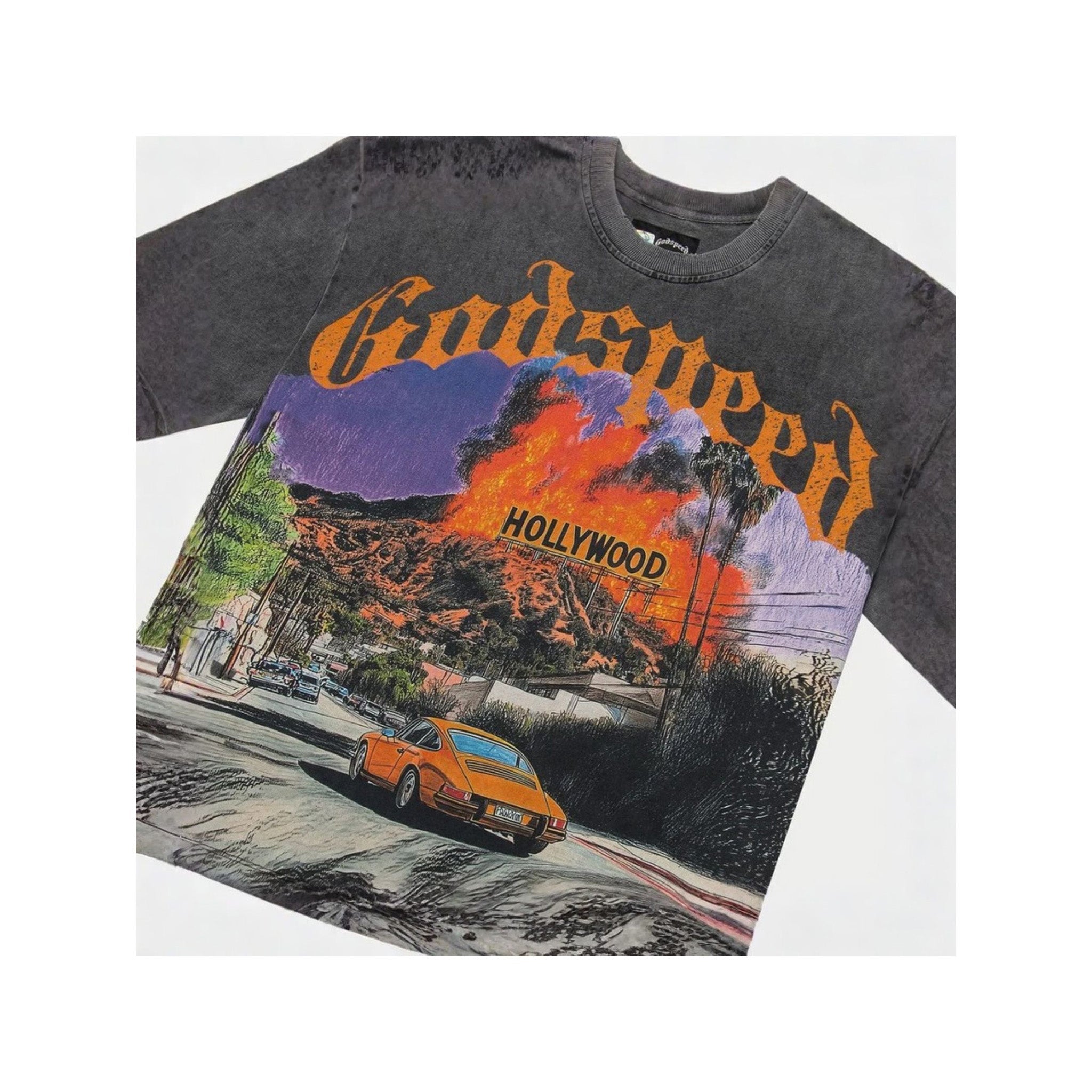 GodSpeed "Los Scandalous" T-Shirt (Black Wash) - Hype World