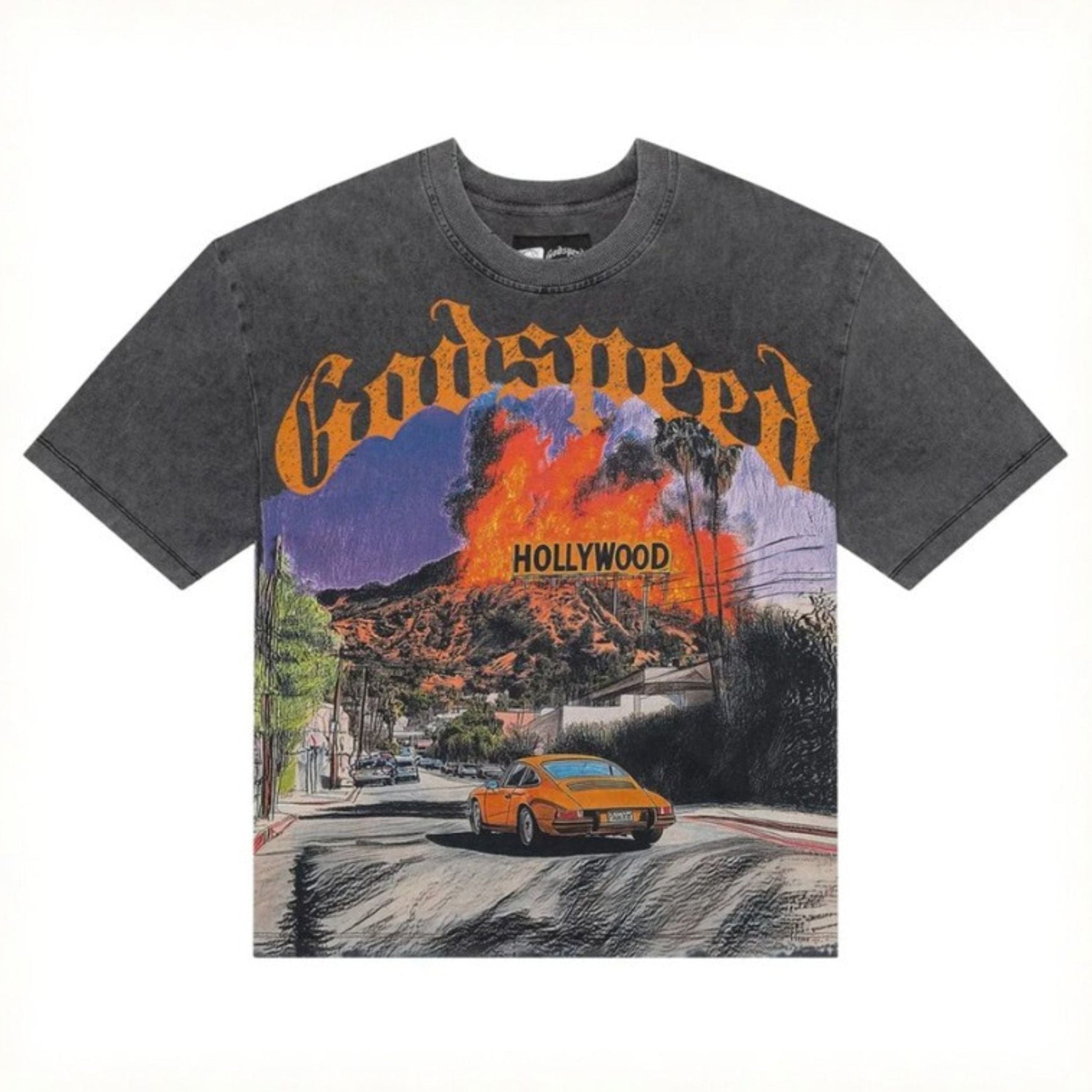 GodSpeed "Los Scandalous" T-Shirt (Black Wash) - Hype World