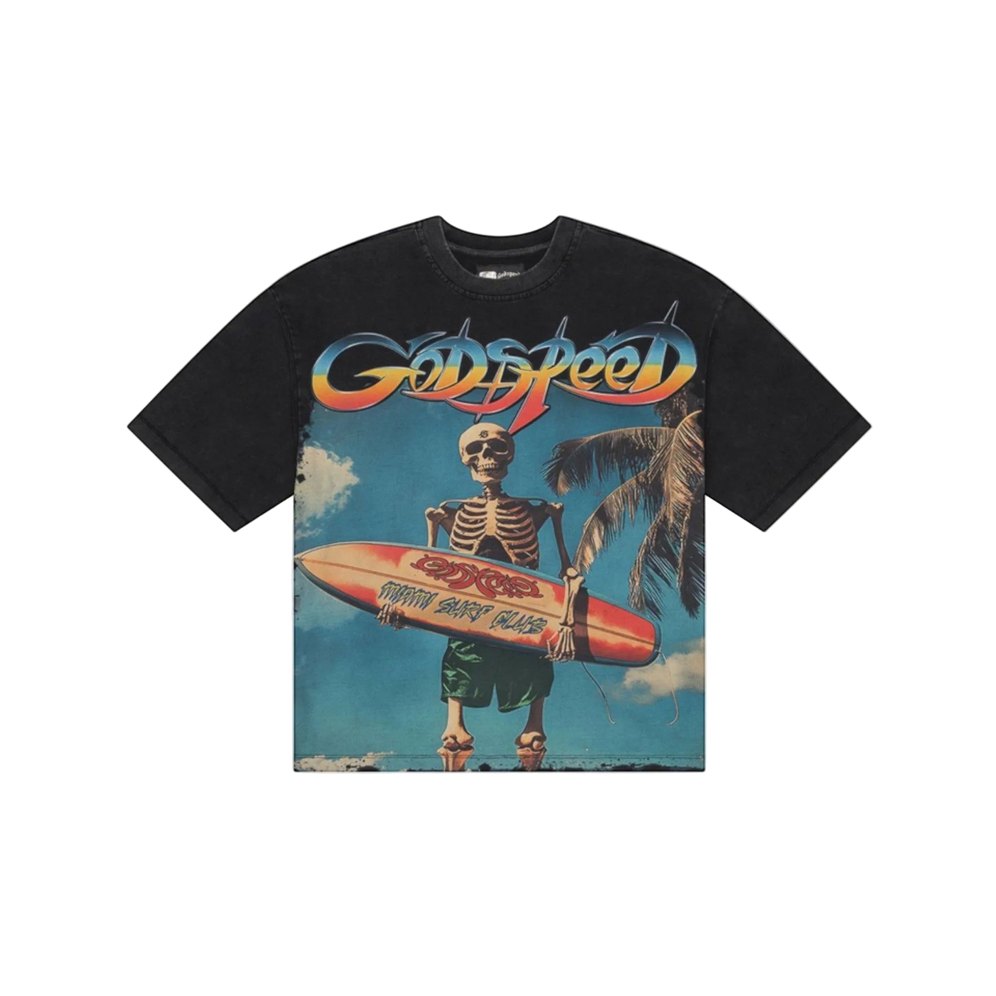 GodSpeed "Miami Surf Club" Tee (Black) - Hype World