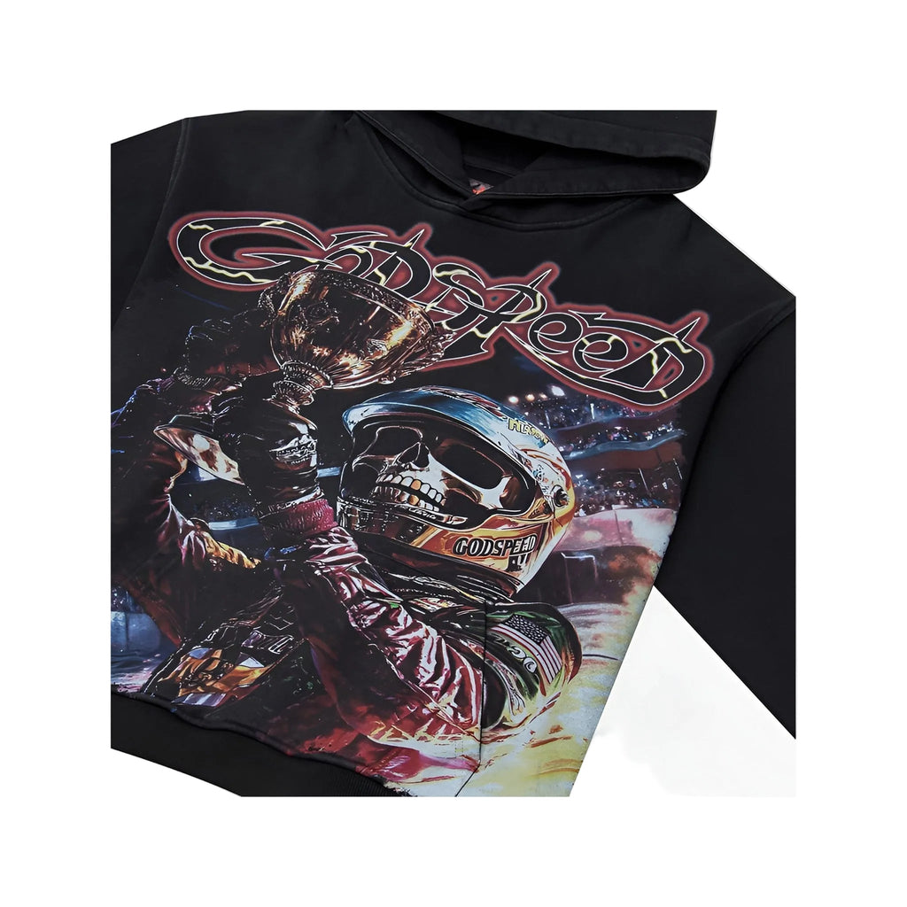 GodSpeed Podium Dreams Hoodie (Black Washed) - Hype World
