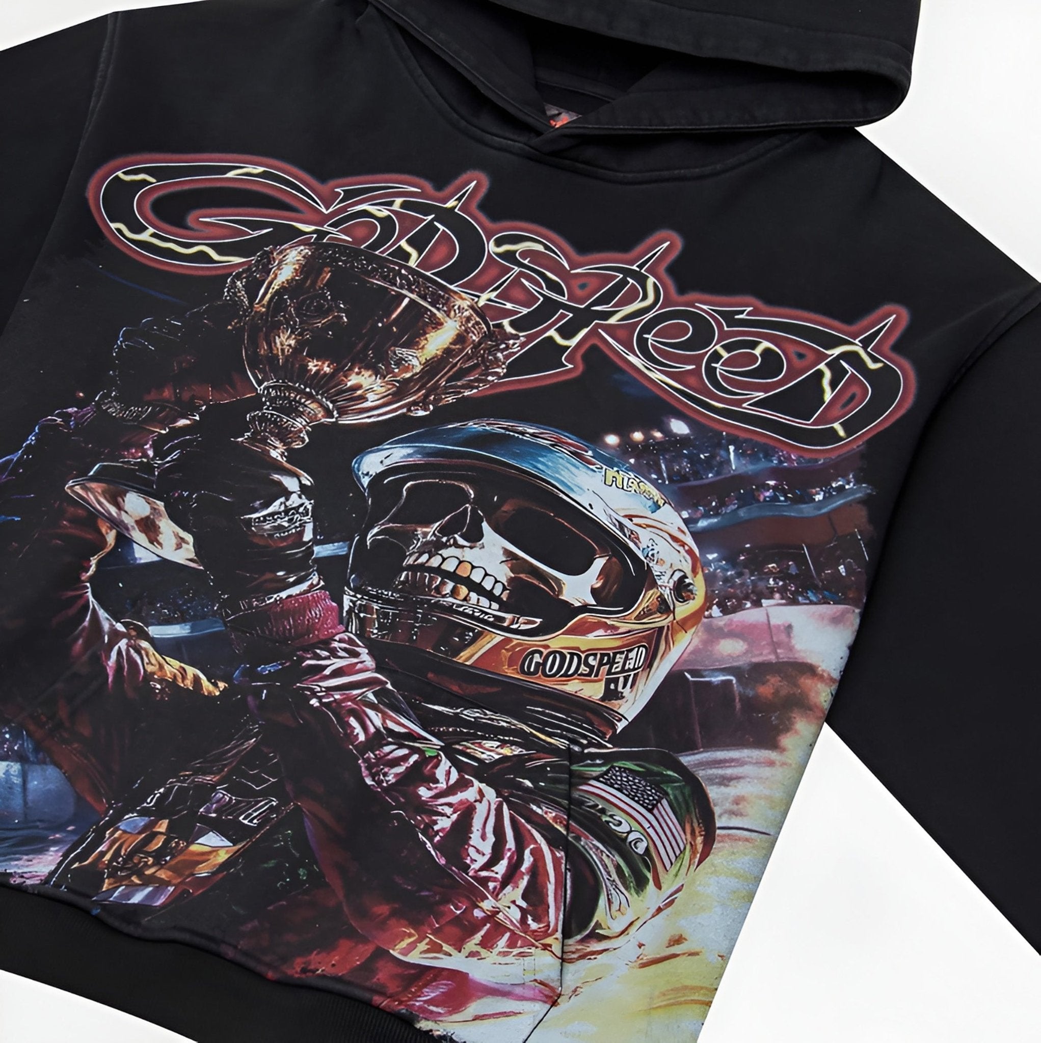 GodSpeed Podium Dreams Hoodie (Black Washed) - Hype World