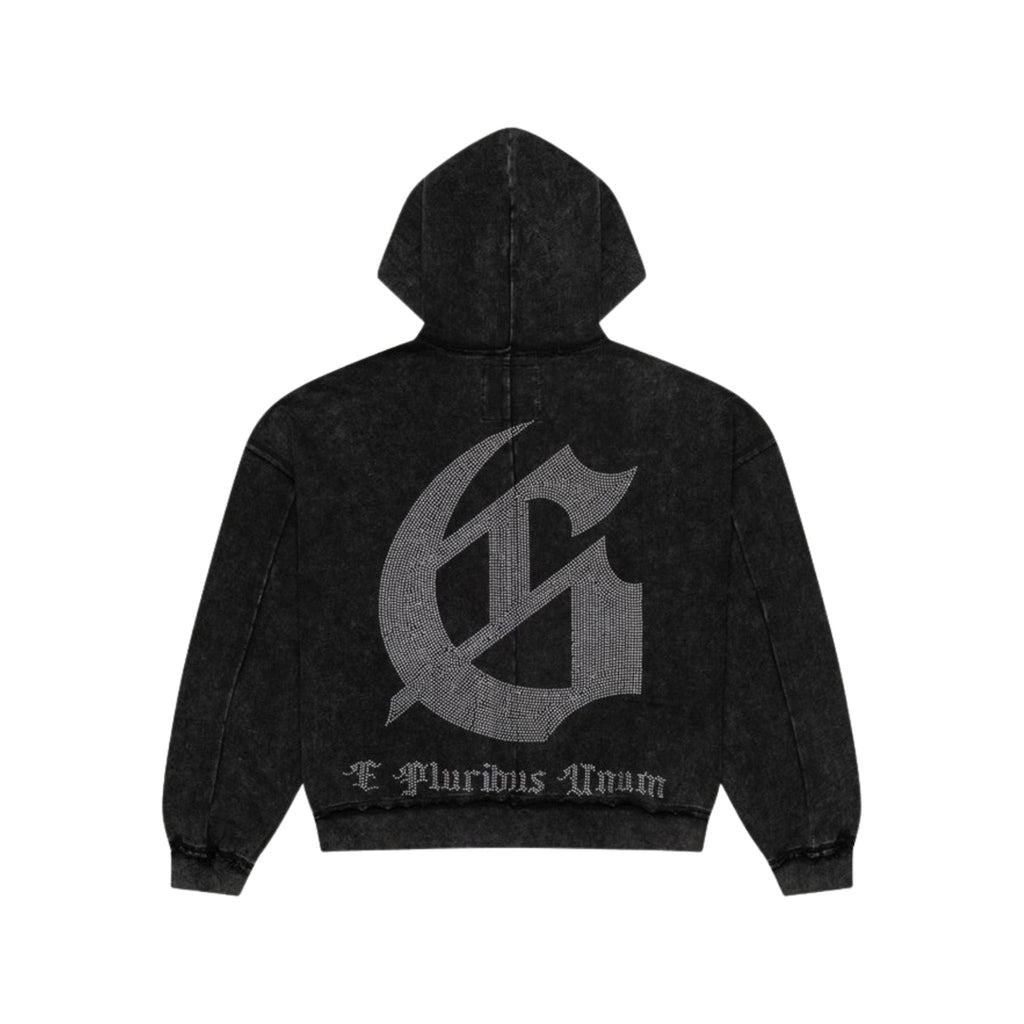GodSpeed Studded OG Logo Hoodie (Black Wash) - Hype World