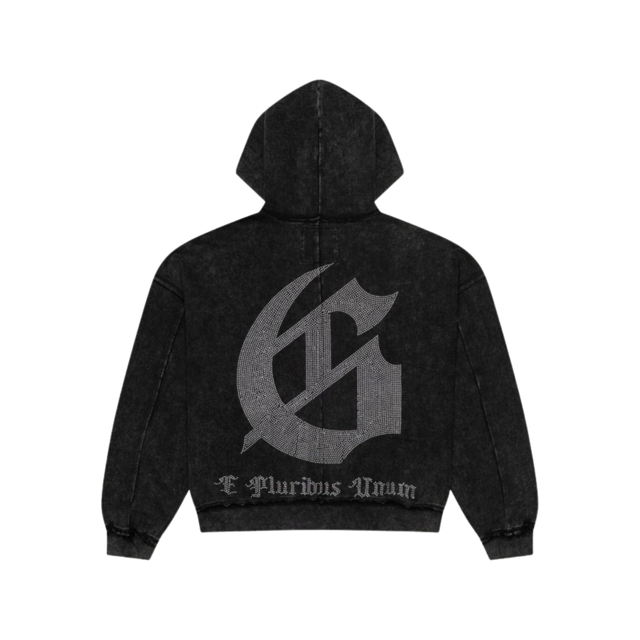 GodSpeed Studded OG Logo Hoodie (Black Wash) - Hype World