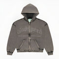 GodSpeed Studded OG Logo Hoodie (Grey Wash) - Hype World