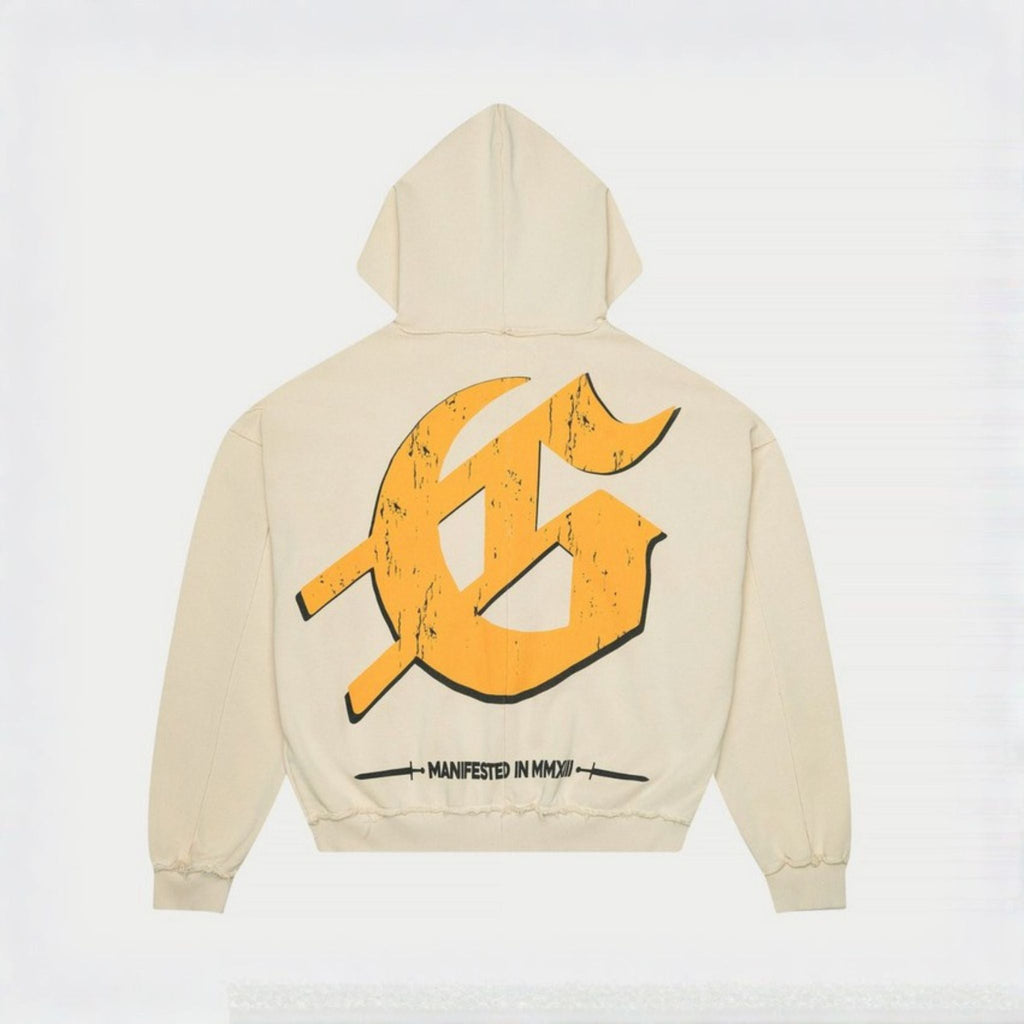 GodSpeed "Sunken Liberty" Zip Hoodie V2 (Bone) - Hype World