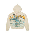 GodSpeed "Sunken Liberty" Zip Hoodie V2 (Bone) - Hype World