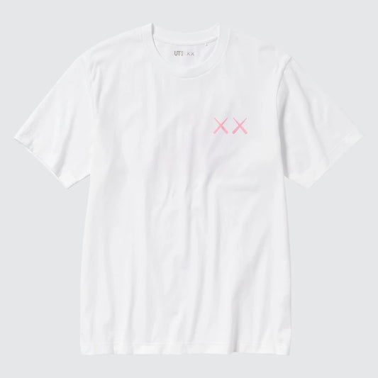 KAWS x Uniqlo T-Shirt White/Pink