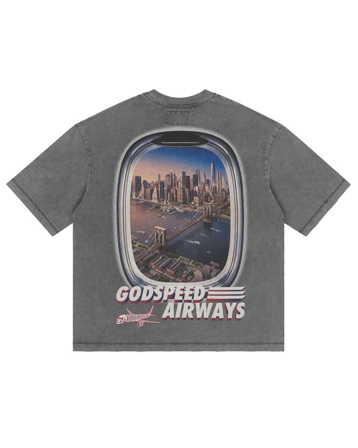 GS AIR NYC POCKET-T "GREY WASH" - Hype World