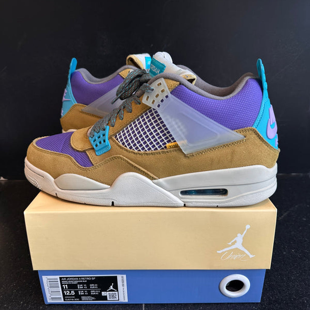 Air Jordan 4 UNION "Desert Moss" Size 11 Preowned with box