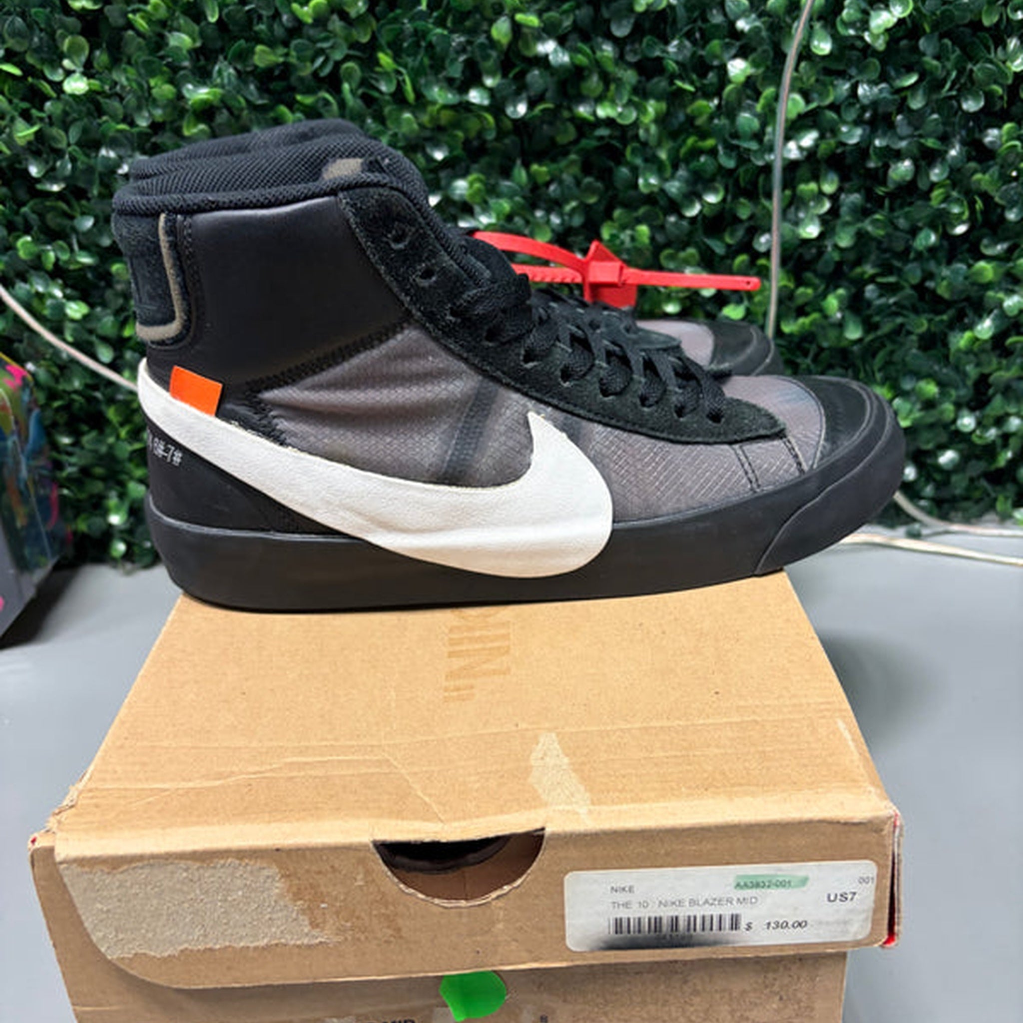 Nike Blazer Mid Off-White "Grim Reaper" Size 7 Preowned