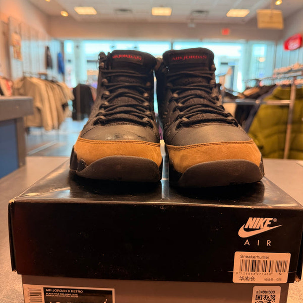 Jordan 9 "Olive" Size 10 Preowned
