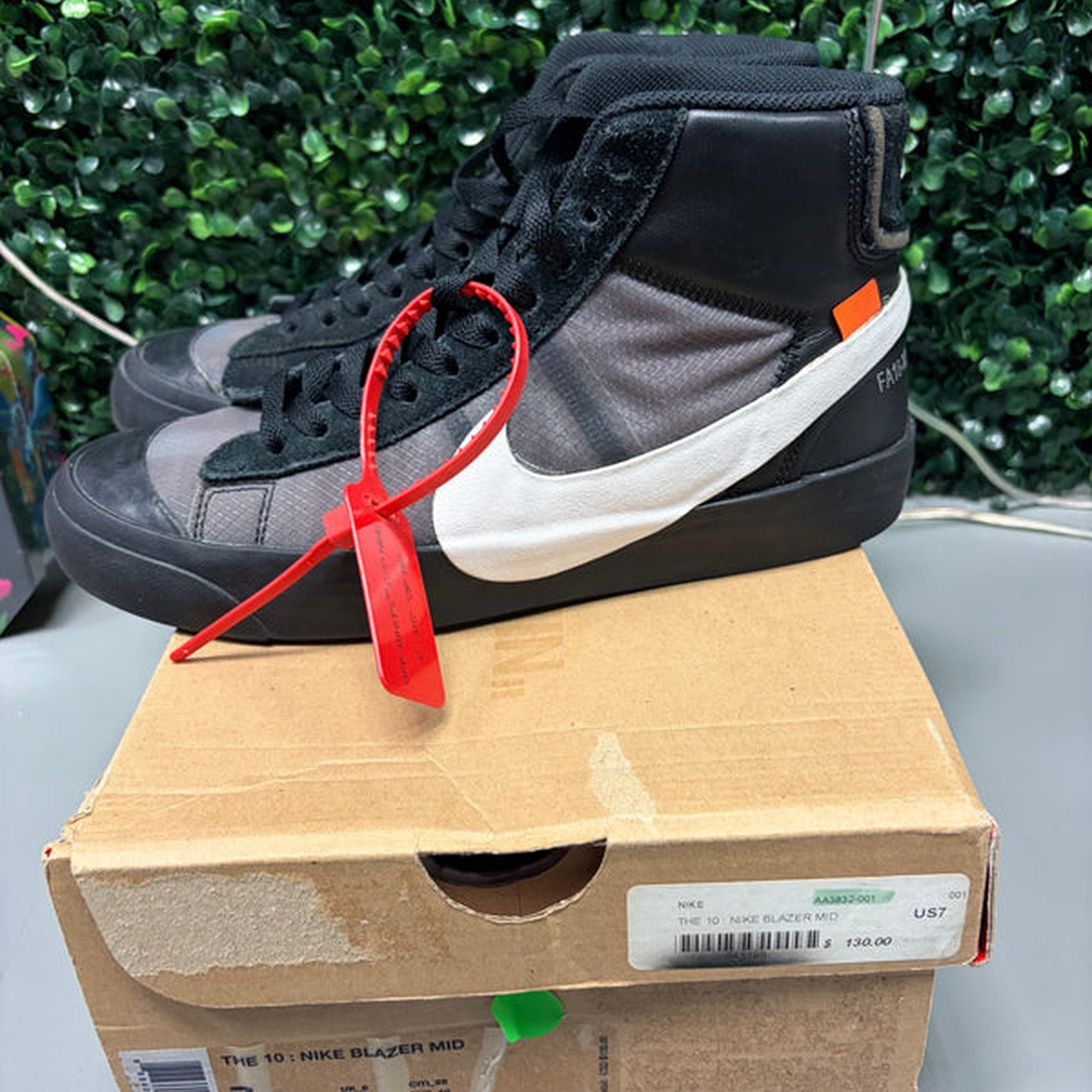 Nike Blazer Mid Off-White "Grim Reaper" Size 7 Preowned
