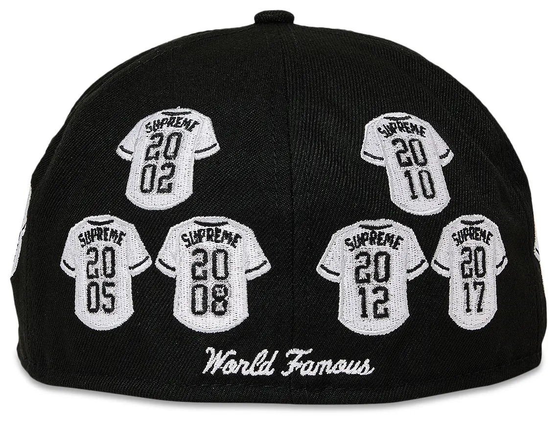 Supreme Jerseys Box Logo New Era Fitted Hat