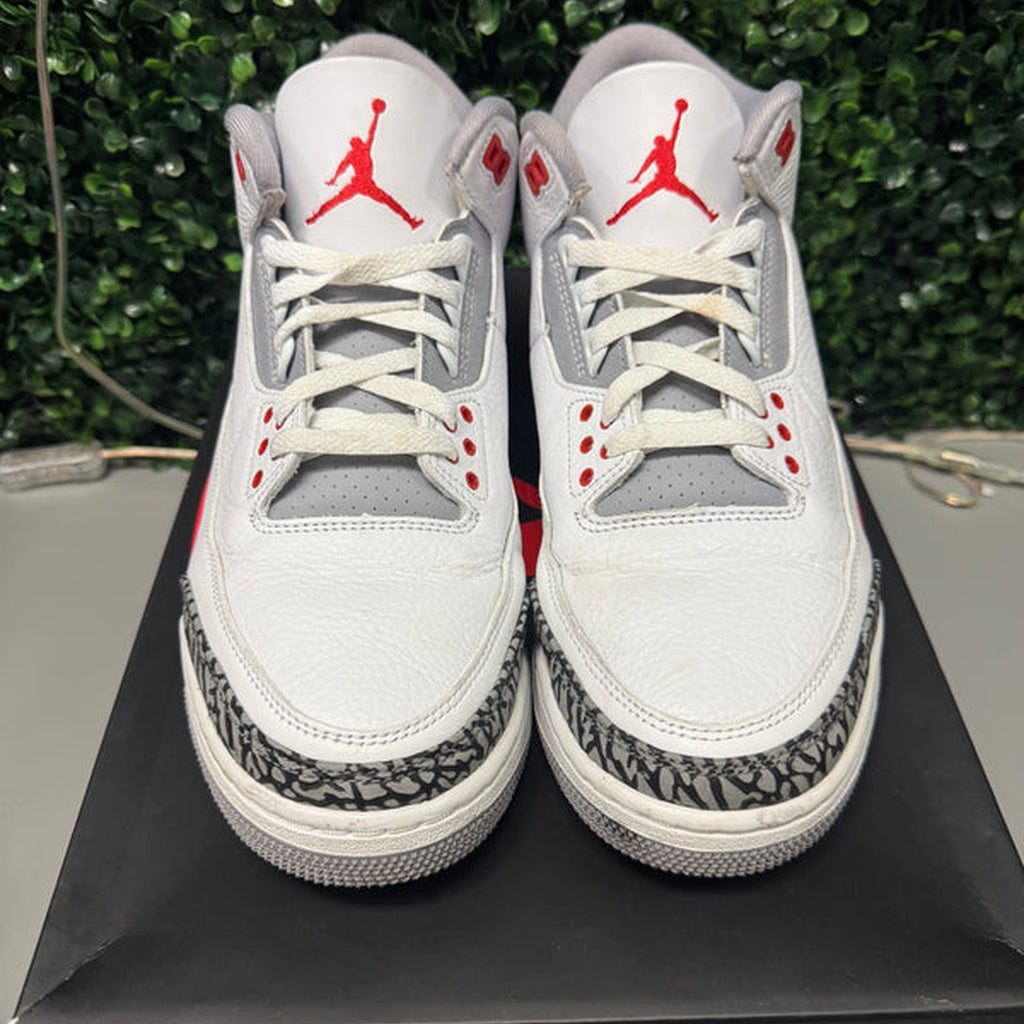 Jordan 3 "Fire Red" Size 11 Preowned