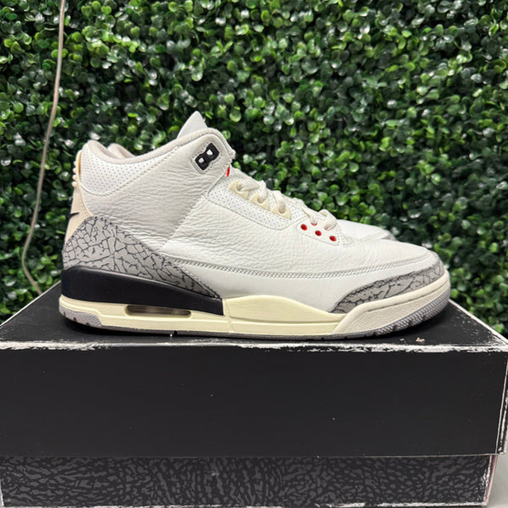 Jordan 3 "White Cement Reimagined" Size 11 Preowned