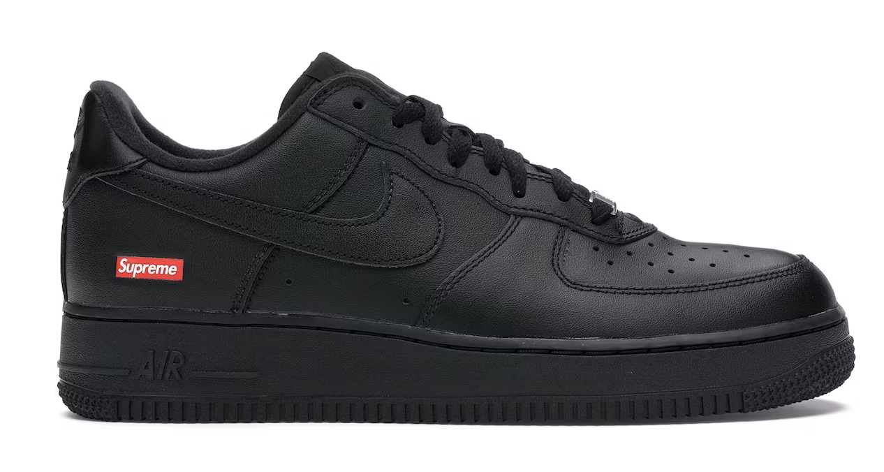 Nike X Supreme Air Force 1  "Black"